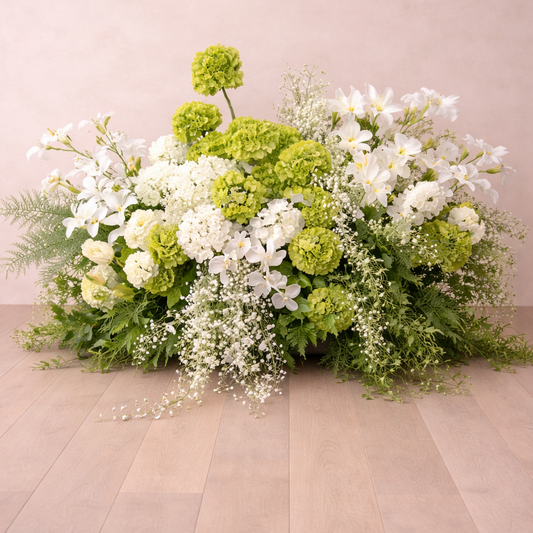 Sage Garden Luxe Floor Arrangement - Rental